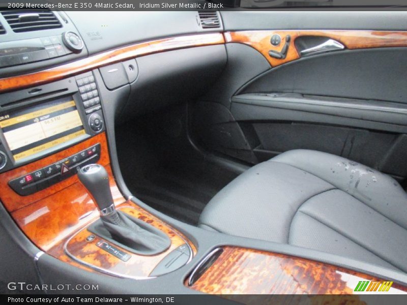 Iridium Silver Metallic / Black 2009 Mercedes-Benz E 350 4Matic Sedan