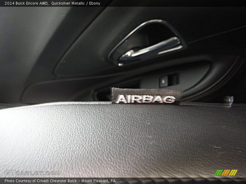 Quicksilver Metallic / Ebony 2014 Buick Encore AWD