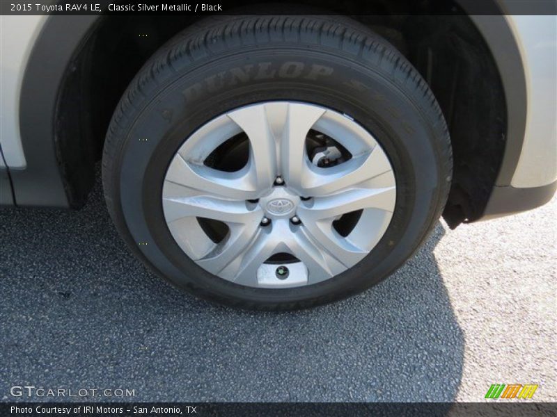 Classic Silver Metallic / Black 2015 Toyota RAV4 LE