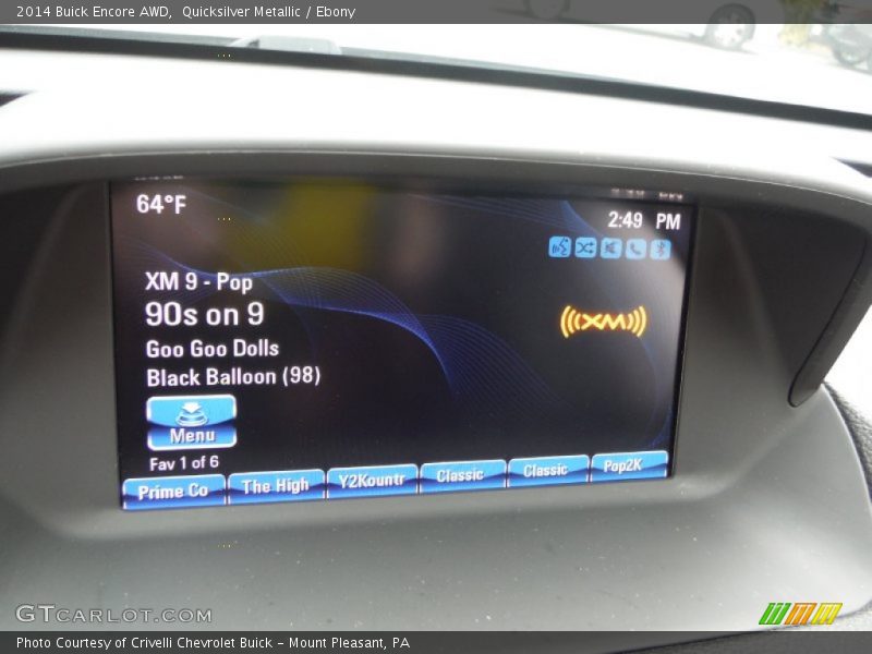 Quicksilver Metallic / Ebony 2014 Buick Encore AWD