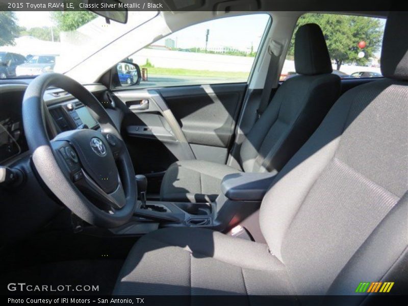 Classic Silver Metallic / Black 2015 Toyota RAV4 LE