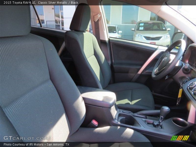 Classic Silver Metallic / Black 2015 Toyota RAV4 LE