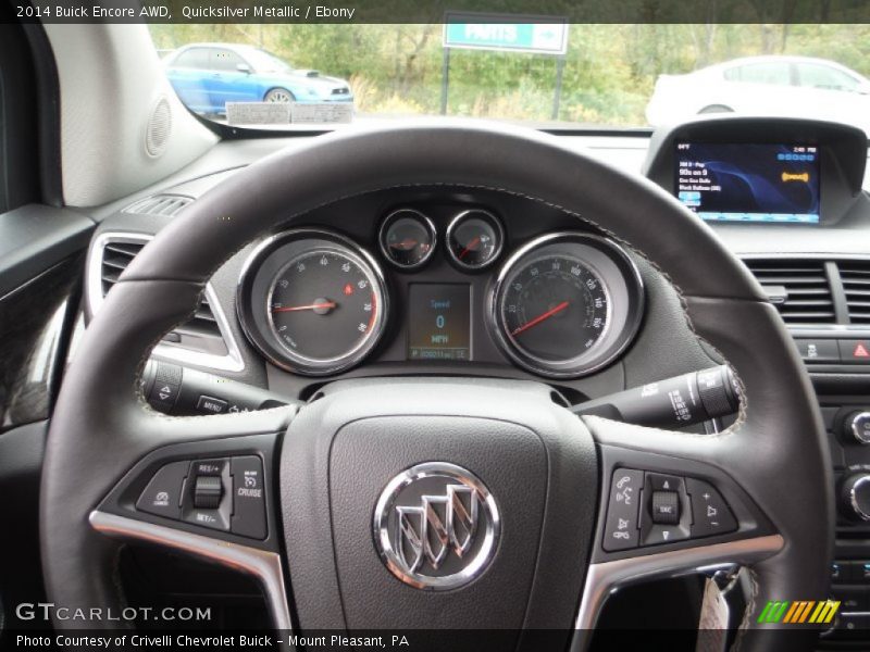 Quicksilver Metallic / Ebony 2014 Buick Encore AWD