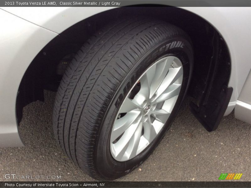 Classic Silver Metallic / Light Gray 2013 Toyota Venza LE AWD