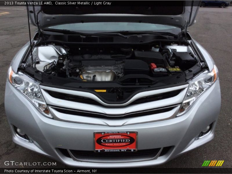 Classic Silver Metallic / Light Gray 2013 Toyota Venza LE AWD
