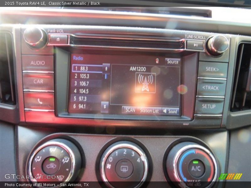 Classic Silver Metallic / Black 2015 Toyota RAV4 LE