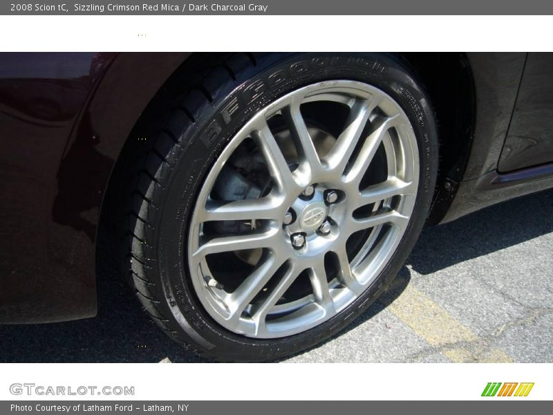 Sizzling Crimson Red Mica / Dark Charcoal Gray 2008 Scion tC