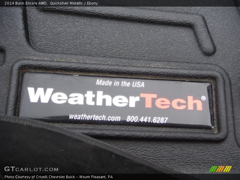 Quicksilver Metallic / Ebony 2014 Buick Encore AWD