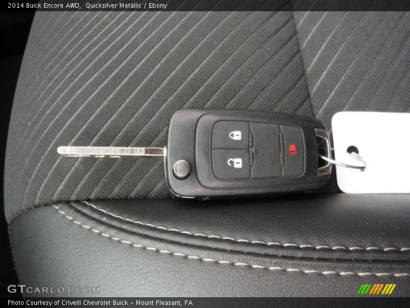 Quicksilver Metallic / Ebony 2014 Buick Encore AWD