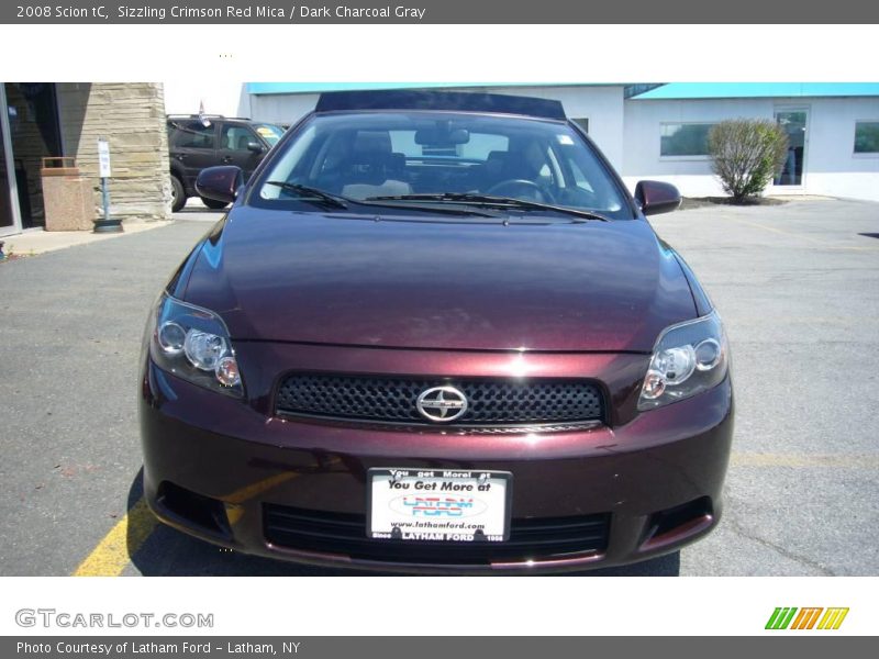 Sizzling Crimson Red Mica / Dark Charcoal Gray 2008 Scion tC