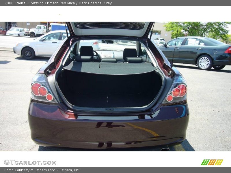 Sizzling Crimson Red Mica / Dark Charcoal Gray 2008 Scion tC