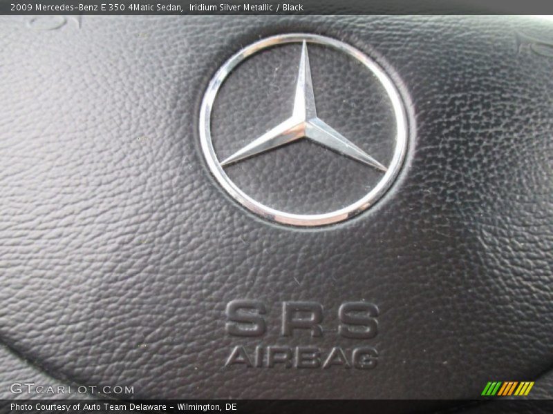 Iridium Silver Metallic / Black 2009 Mercedes-Benz E 350 4Matic Sedan