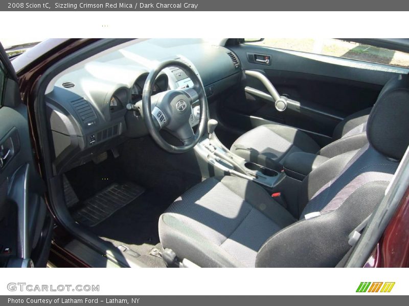 Sizzling Crimson Red Mica / Dark Charcoal Gray 2008 Scion tC