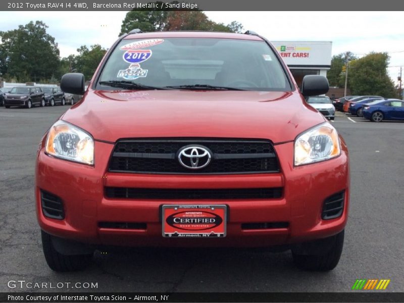 Barcelona Red Metallic / Sand Beige 2012 Toyota RAV4 I4 4WD