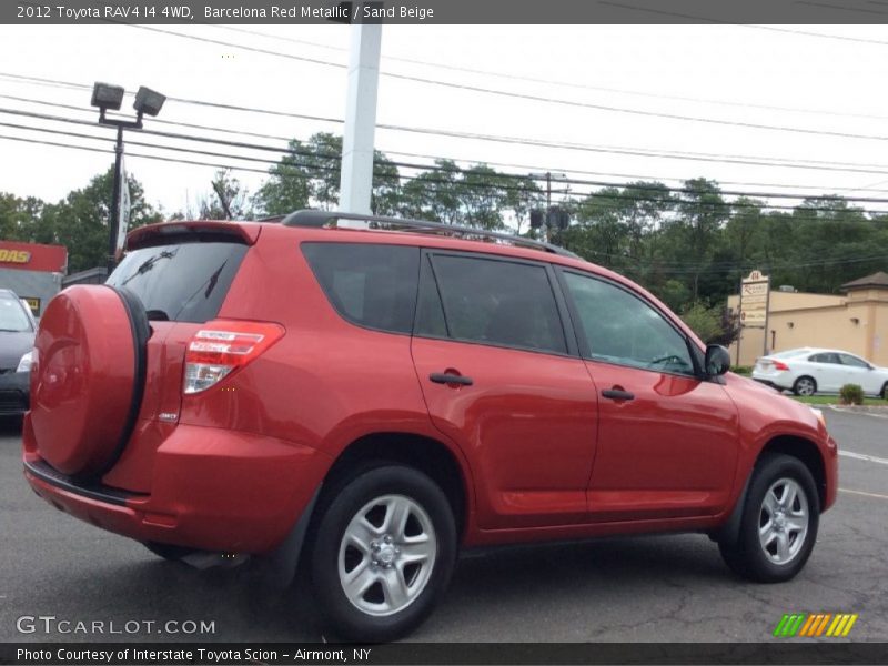 Barcelona Red Metallic / Sand Beige 2012 Toyota RAV4 I4 4WD