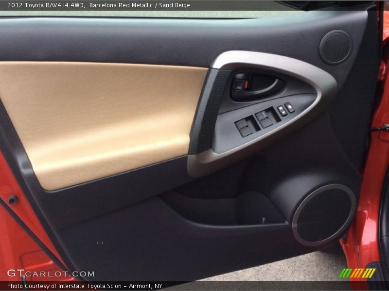 Barcelona Red Metallic / Sand Beige 2012 Toyota RAV4 I4 4WD