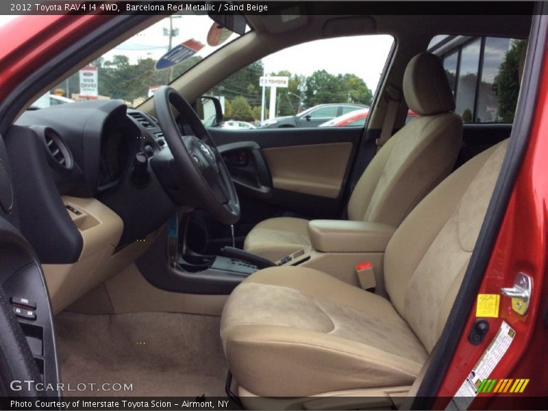 Barcelona Red Metallic / Sand Beige 2012 Toyota RAV4 I4 4WD