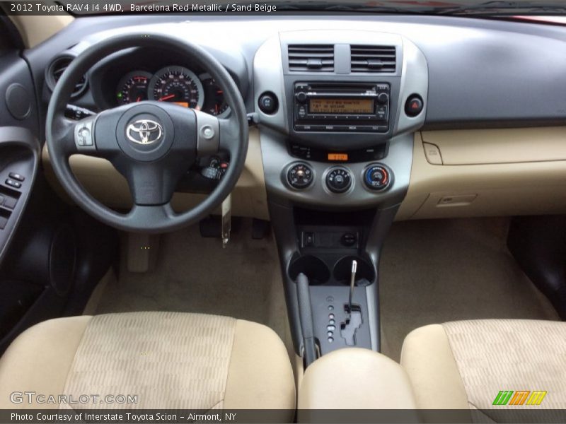 Barcelona Red Metallic / Sand Beige 2012 Toyota RAV4 I4 4WD