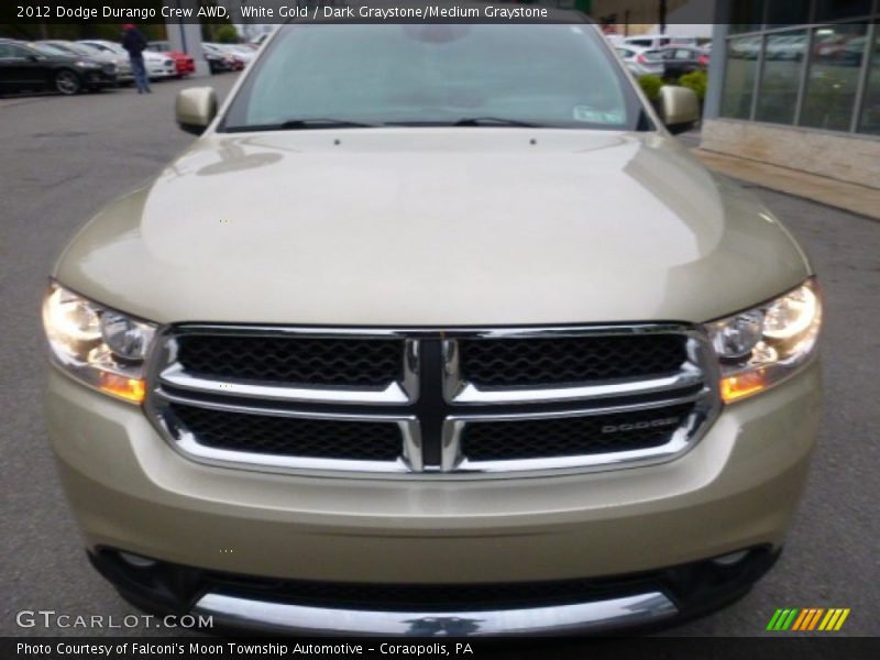 White Gold / Dark Graystone/Medium Graystone 2012 Dodge Durango Crew AWD