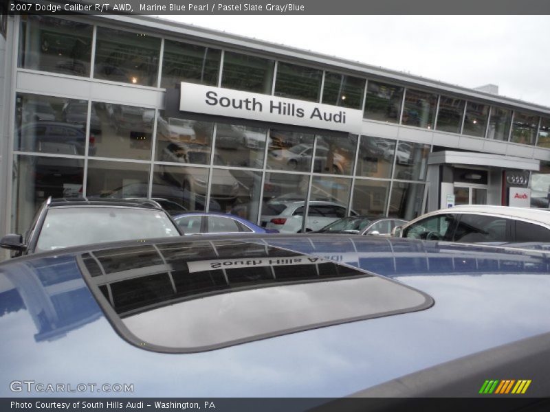 Marine Blue Pearl / Pastel Slate Gray/Blue 2007 Dodge Caliber R/T AWD