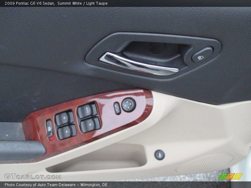 Summit White / Light Taupe 2009 Pontiac G6 V6 Sedan