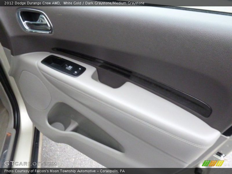 White Gold / Dark Graystone/Medium Graystone 2012 Dodge Durango Crew AWD