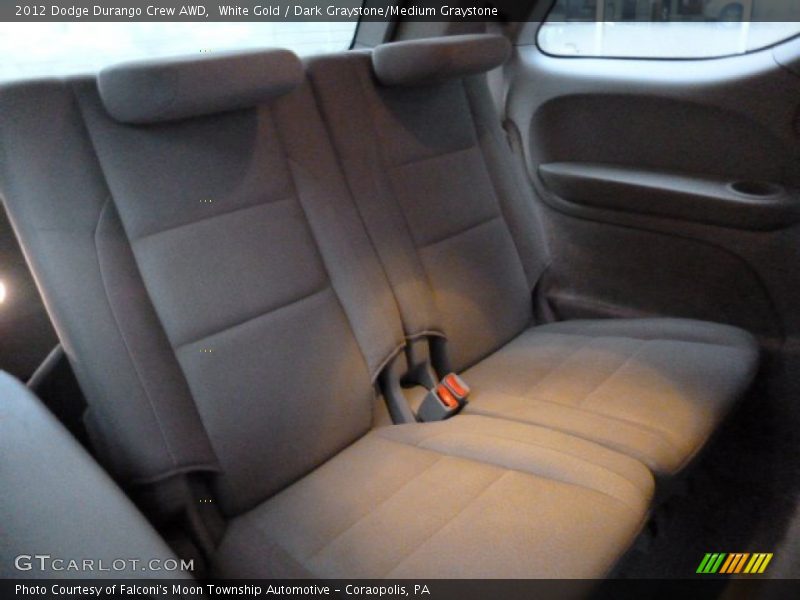 White Gold / Dark Graystone/Medium Graystone 2012 Dodge Durango Crew AWD