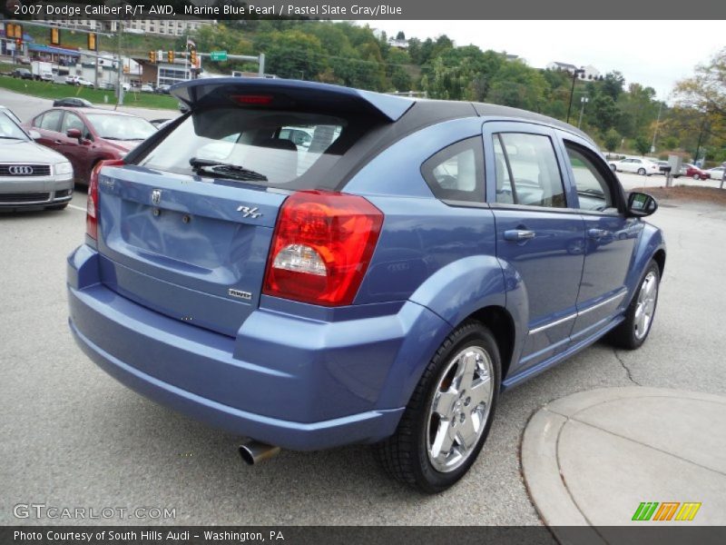 Marine Blue Pearl / Pastel Slate Gray/Blue 2007 Dodge Caliber R/T AWD