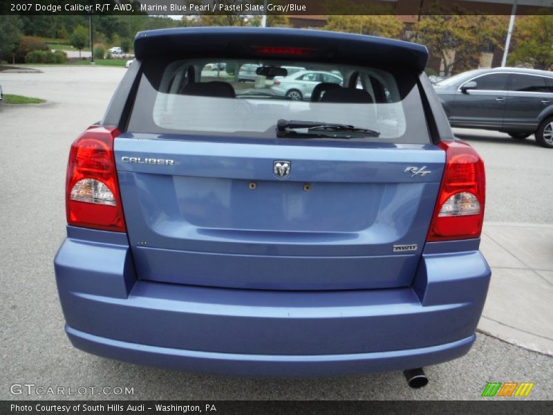 Marine Blue Pearl / Pastel Slate Gray/Blue 2007 Dodge Caliber R/T AWD