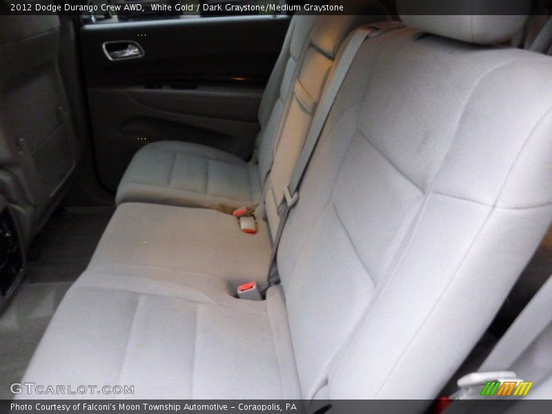 White Gold / Dark Graystone/Medium Graystone 2012 Dodge Durango Crew AWD