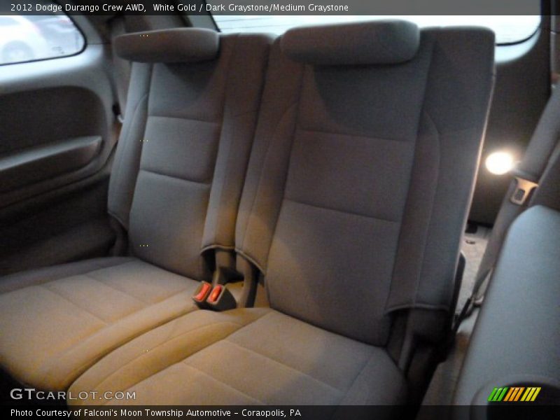 White Gold / Dark Graystone/Medium Graystone 2012 Dodge Durango Crew AWD