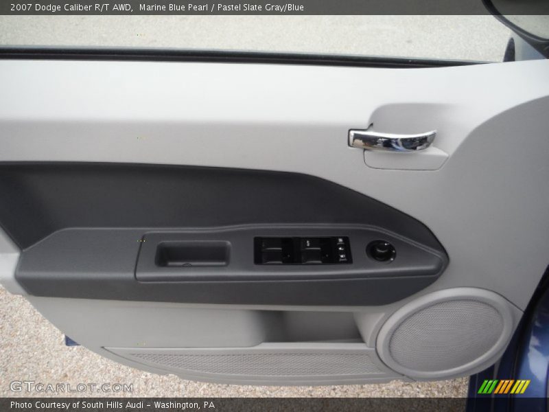 Marine Blue Pearl / Pastel Slate Gray/Blue 2007 Dodge Caliber R/T AWD