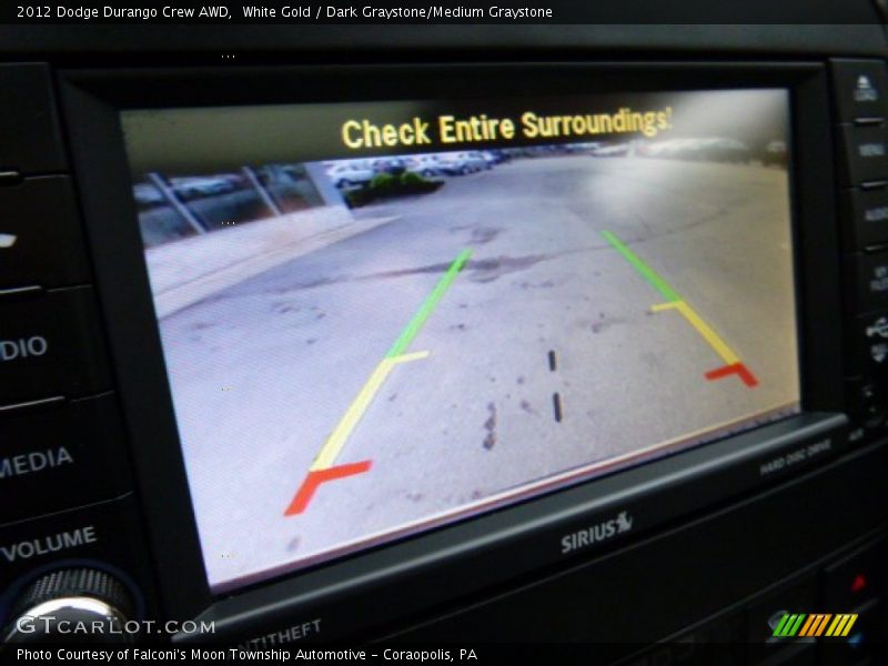 White Gold / Dark Graystone/Medium Graystone 2012 Dodge Durango Crew AWD