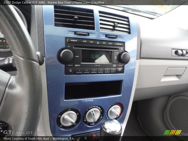 Marine Blue Pearl / Pastel Slate Gray/Blue 2007 Dodge Caliber R/T AWD