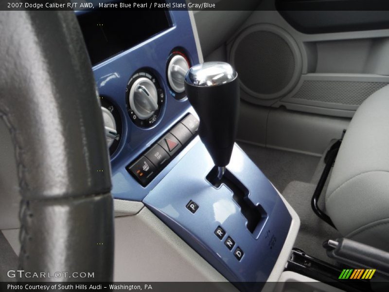 Marine Blue Pearl / Pastel Slate Gray/Blue 2007 Dodge Caliber R/T AWD