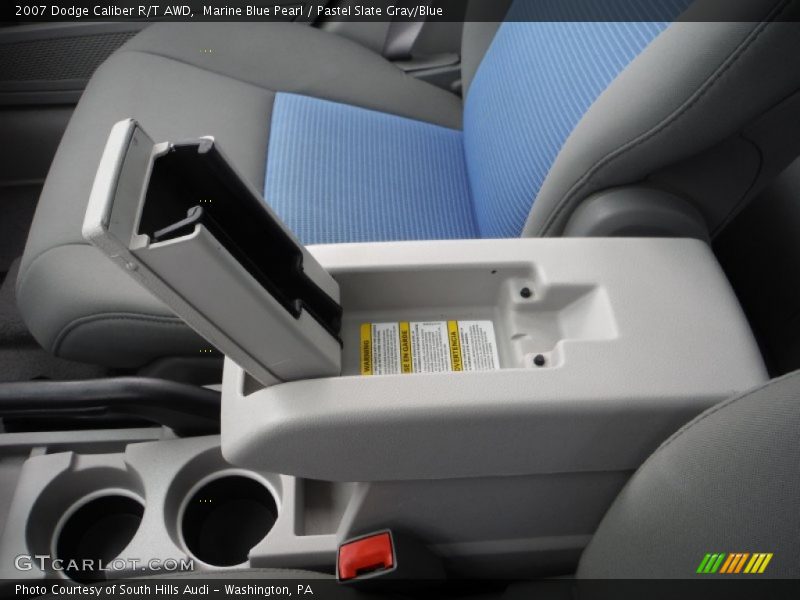 Marine Blue Pearl / Pastel Slate Gray/Blue 2007 Dodge Caliber R/T AWD