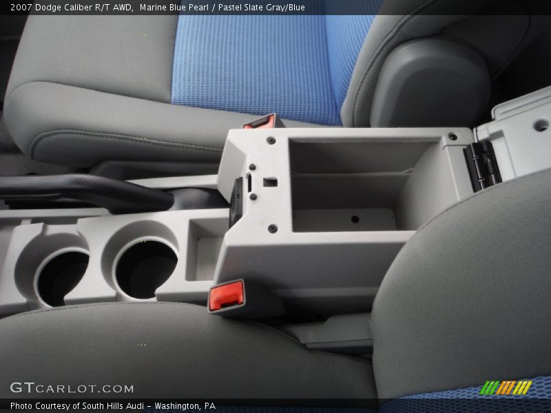 Marine Blue Pearl / Pastel Slate Gray/Blue 2007 Dodge Caliber R/T AWD