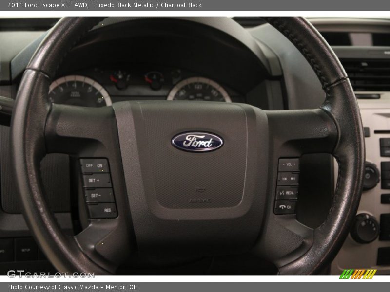 Tuxedo Black Metallic / Charcoal Black 2011 Ford Escape XLT 4WD