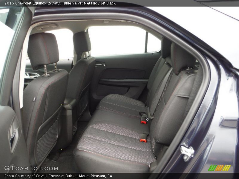 Blue Velvet Metallic / Jet Black 2016 Chevrolet Equinox LS AWD