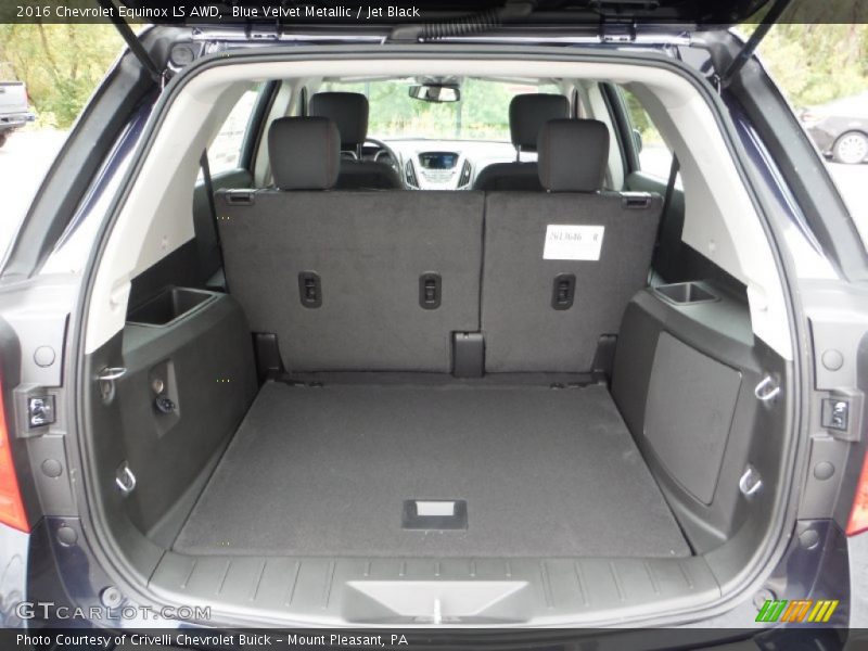 Blue Velvet Metallic / Jet Black 2016 Chevrolet Equinox LS AWD