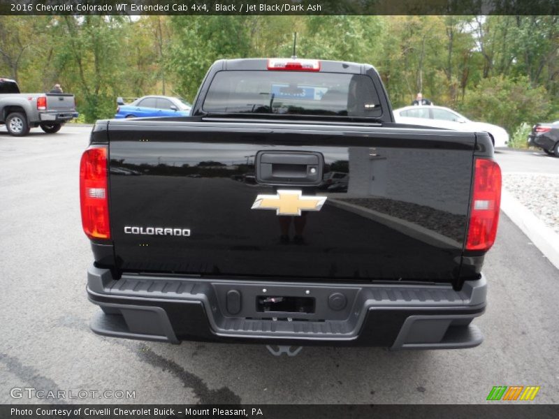 Black / Jet Black/Dark Ash 2016 Chevrolet Colorado WT Extended Cab 4x4