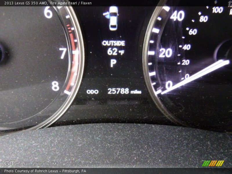 Fire Agate Pearl / Flaxen 2013 Lexus GS 350 AWD