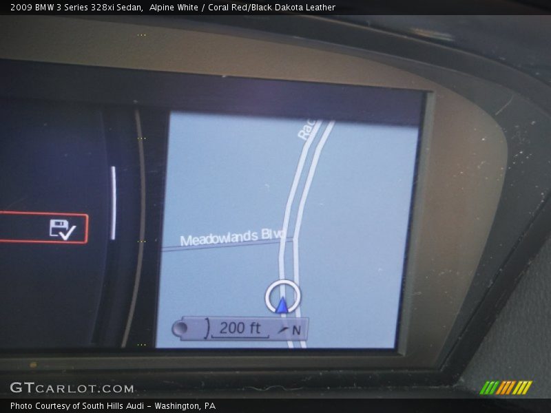 Alpine White / Coral Red/Black Dakota Leather 2009 BMW 3 Series 328xi Sedan