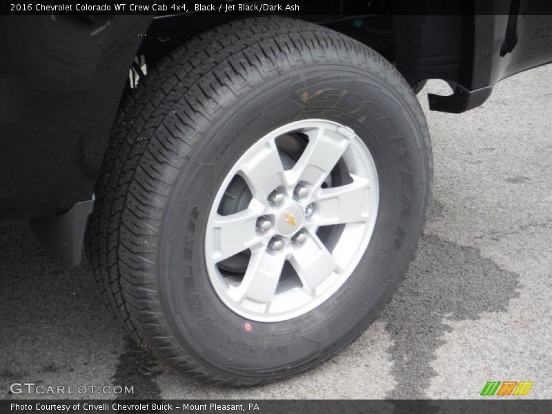Black / Jet Black/Dark Ash 2016 Chevrolet Colorado WT Crew Cab 4x4