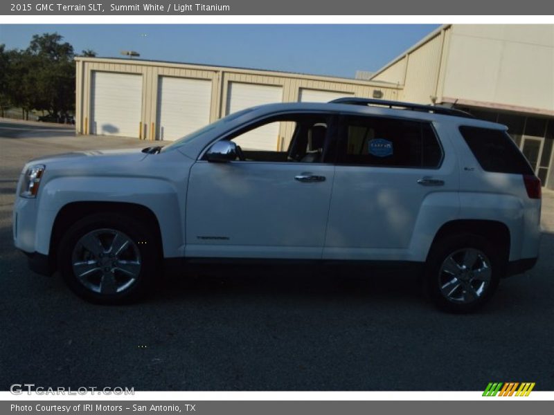 Summit White / Light Titanium 2015 GMC Terrain SLT