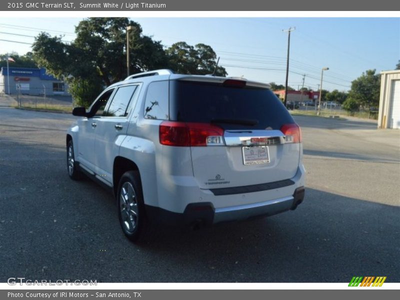 Summit White / Light Titanium 2015 GMC Terrain SLT