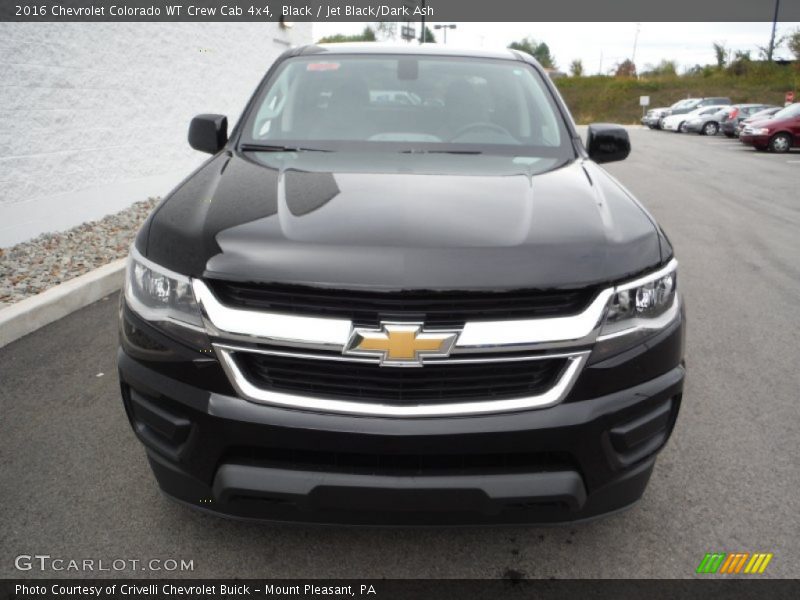 Black / Jet Black/Dark Ash 2016 Chevrolet Colorado WT Crew Cab 4x4