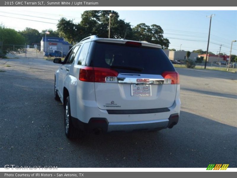 Summit White / Light Titanium 2015 GMC Terrain SLT