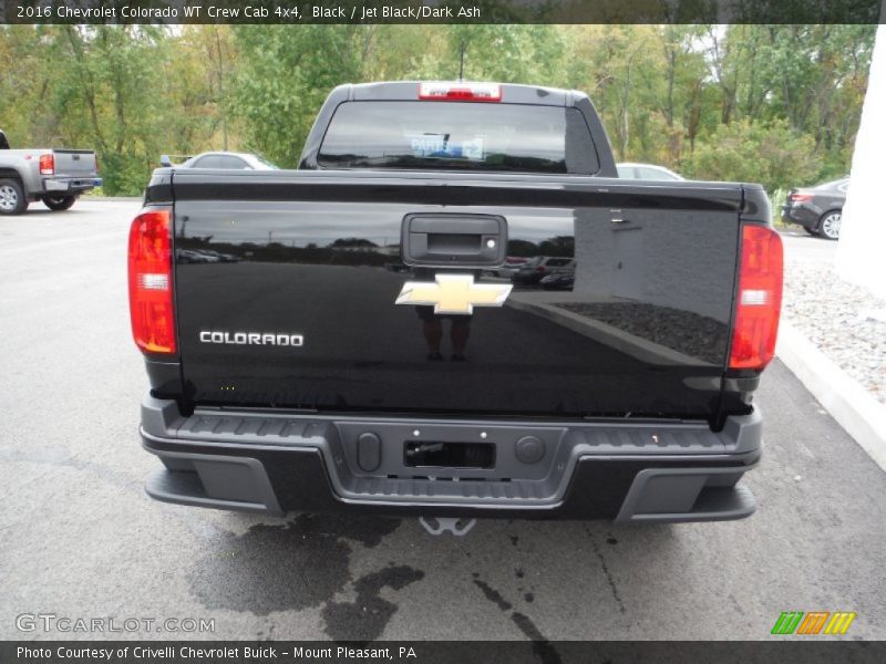 Black / Jet Black/Dark Ash 2016 Chevrolet Colorado WT Crew Cab 4x4