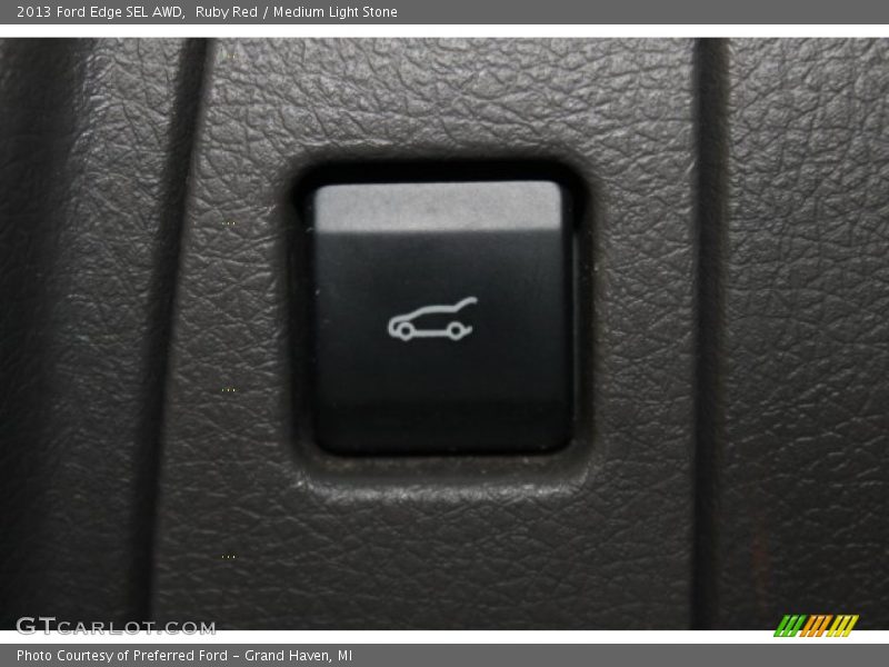 Ruby Red / Medium Light Stone 2013 Ford Edge SEL AWD